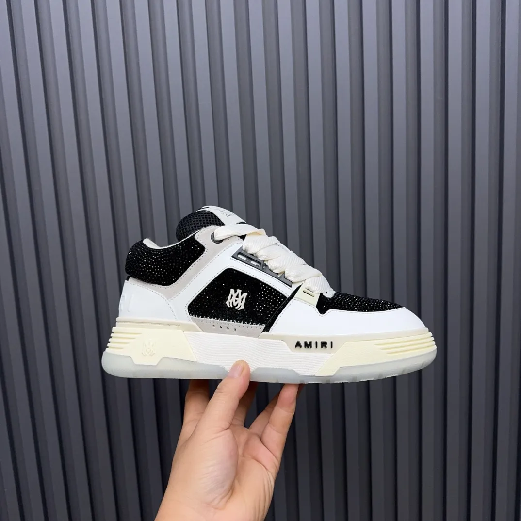Men's shoes 💰760💰 AMIRI AMIRI fashion brand hot sale 🔥 Available all year round, couples 💑 Official website synchronization Imported fabrics 1⃣️ vs 1⃣️ replica, original factory special original sole, 35-45 (45. non-refundable)